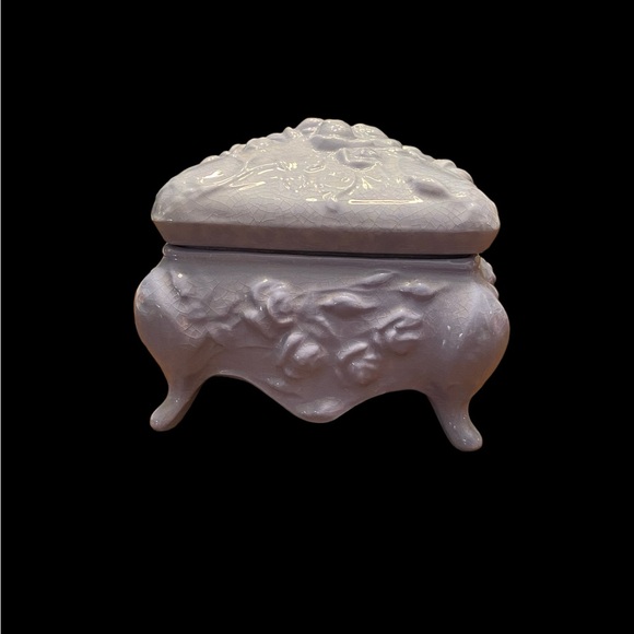 Lovely vintage trinket box with lid - Picture 4 of 8